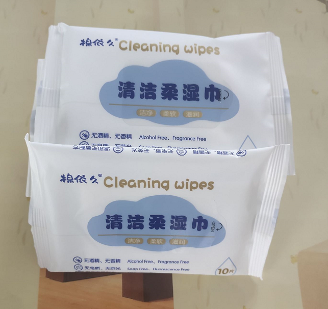 清洁湿巾实物参考